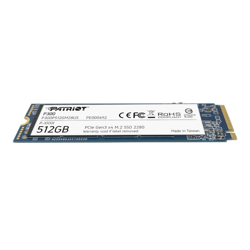 Patriot P300 512GB M.2 PCIe NVMe SSD - Image 2