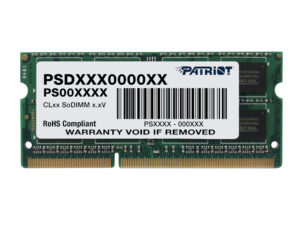 Patriot Signature Line 8GB 1600MHz DDR3 Dual Rank SODIMM Notebook Memory
