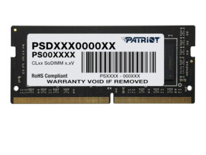 Patriot Signature Line 8GB 3200MHz DDR4 Dual Rank SODIMM Notebook Memory