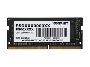 Patriot Signature Line 8GB DDR4 2666MHz Single Rank SODIMM Notebook Memory
