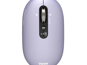 Port Connect PURE MAC Rechargeable Wireless and Bluetooth Mouse - Iris