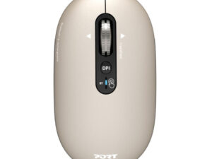 Port Connect PURE MAC Rechargeable Wireless and Bluetooth Mouse - Pearl