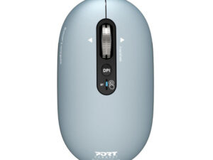 Port Connect PURE MAC Rechargeable Wireless and Bluetooth Mouse - Storm
