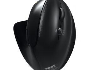 Port Connect Wireless Rechargeable Ergonoc Mouse Bluetooth
- Black