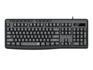 Redragon BK-7366 Full-size Ergonomic Wired Membrane Office Keyboard - Black
