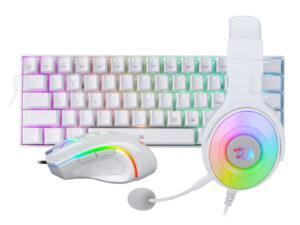 REDRAGON 3IN1 MS|HS|KB WIRED COMBO - WHITE