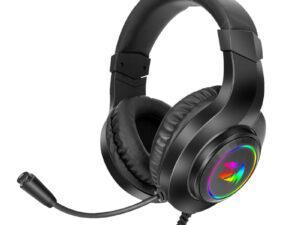 REDRAGON Over-Ear HYLAS Aux (Mic and Headset)|USB (Power Only)
RGB Gaming Headset - Black