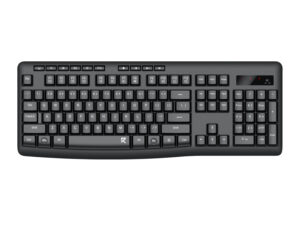 Redragon BK-7367 Full-size Ergonomic Wireless Membrane Office Keyboard - Black