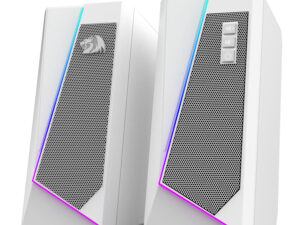 Redragon GS20W ANVIL 3W 2.0 RGB Stereo Desktop PC Speakers - White