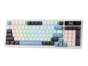 Redragon K719WGB GALATIN RGB PRO Full sized Wireless Gaming Keyboard - White