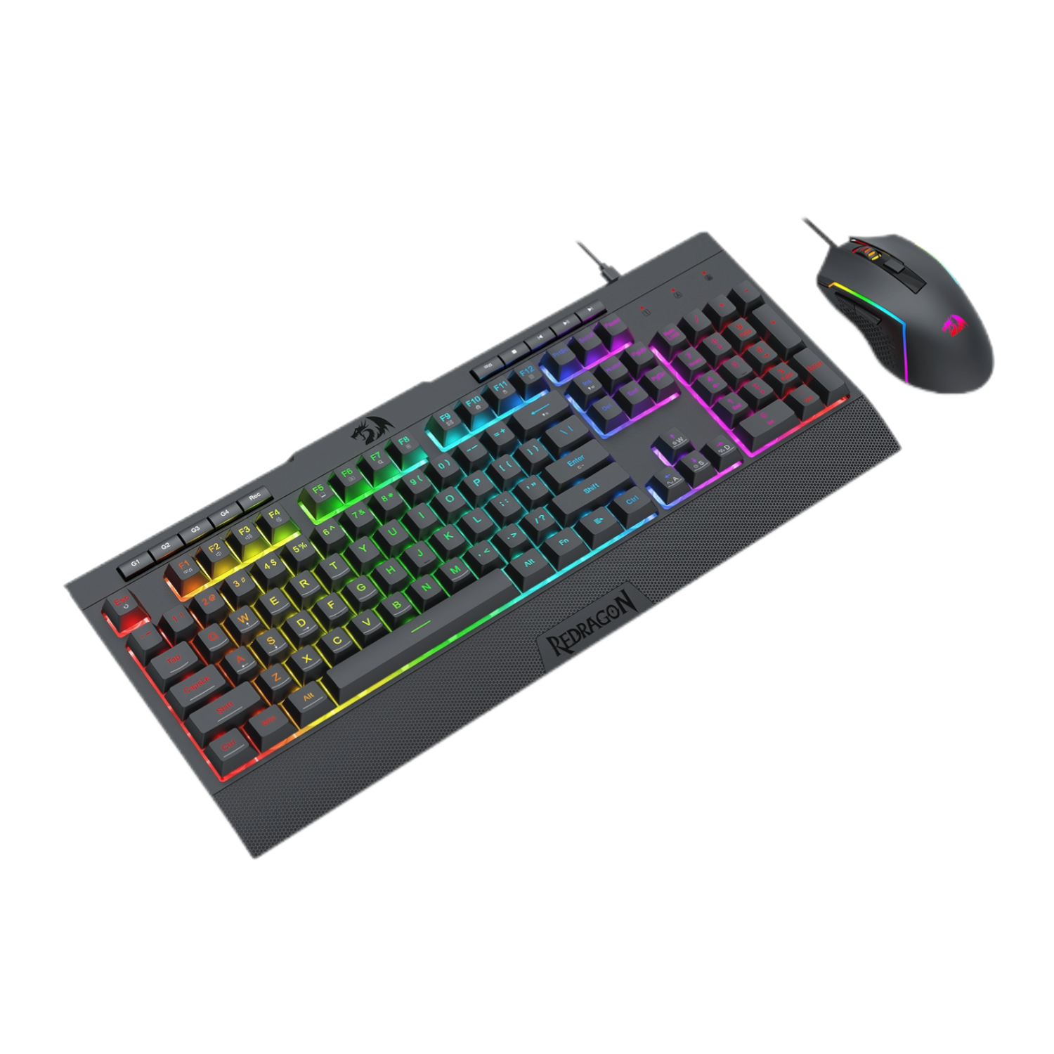Redragon S151 Gaming Keyboard and Mouse Combo-Black - Image 3
