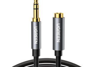 UGREEN AV118 3.5mm AUX Extension Cable 3m – Male to Female –(Black)