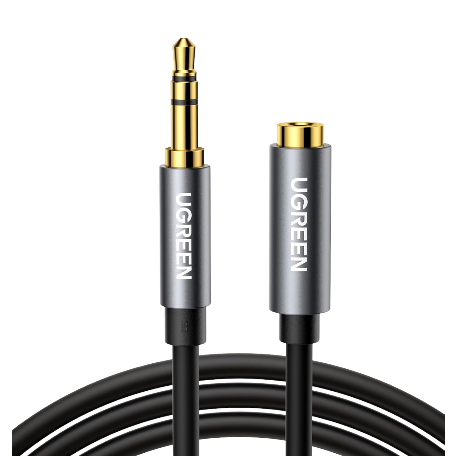 UGREEN AV118 3.5mm AUX Extension Cable 3m – Male to Female –(Black)