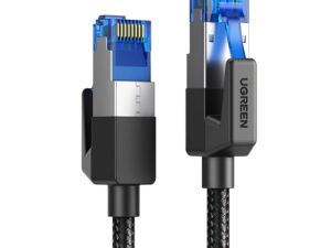 UGREEN Cat8 Nylon Braided Ethernet Cable - 40Gbps with Modular Plugs - 1m