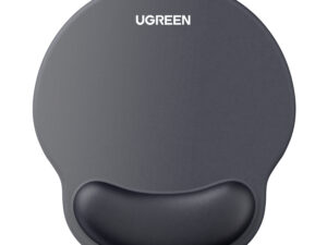 UGREEN LP668 Ergonomic Mousepad with Wrist Rest (220 x 245 mm) - Black