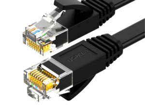 UGREEN NW102 Cat6 U/UTP Flat Ethernet Cable 30m - Black
