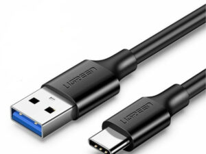 UGREEN Type-C to USB 3.0 Cable 1m – Fast Charging 3A, 5Gbps Sync – Black