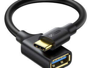 UGREEN Type-C to USB-A Adapter (Male to Female, 15cm)– Black
