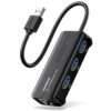 ugreen-usb-type-a-male-to-ethernet-adapter-with-3-port-usb-hub-black