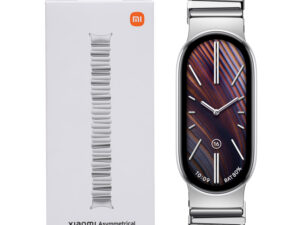 Xiaomi Smart Band 10 Asymmetrical Metal Strap – Silver