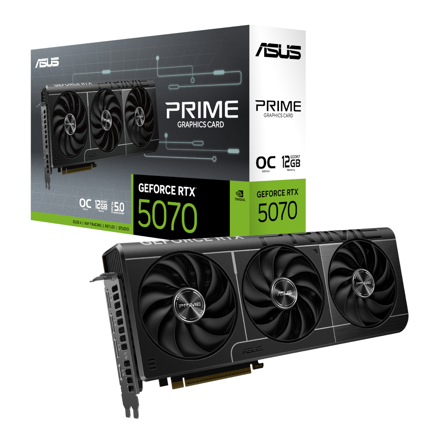 ASUS PRIME GeForce RTX™ 5070 12GB GDDR7 OC 12GB Graphics Card - Image 2