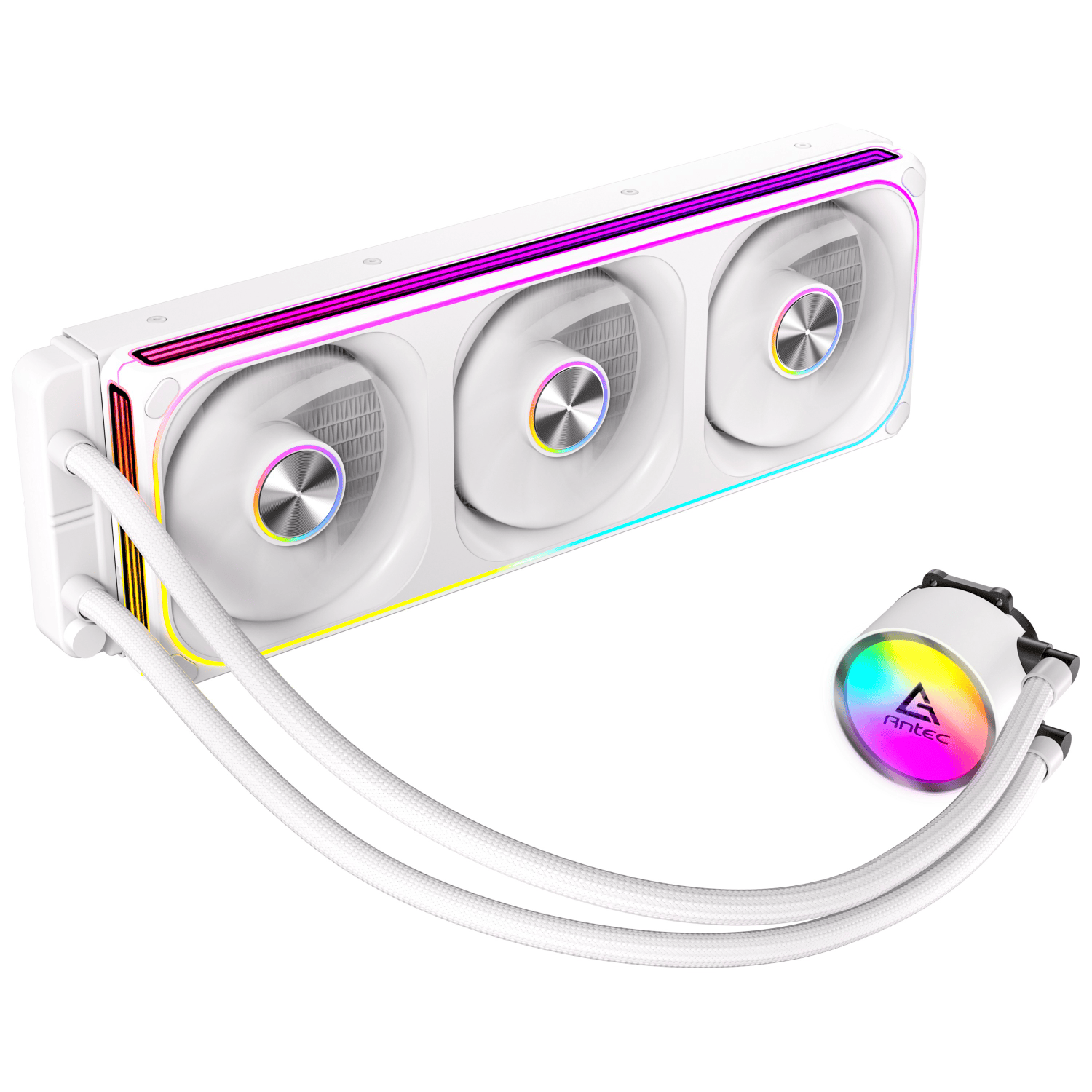 Antec Omni Matrix 360 ARGB CPU Liquid Cooler White - Image 3