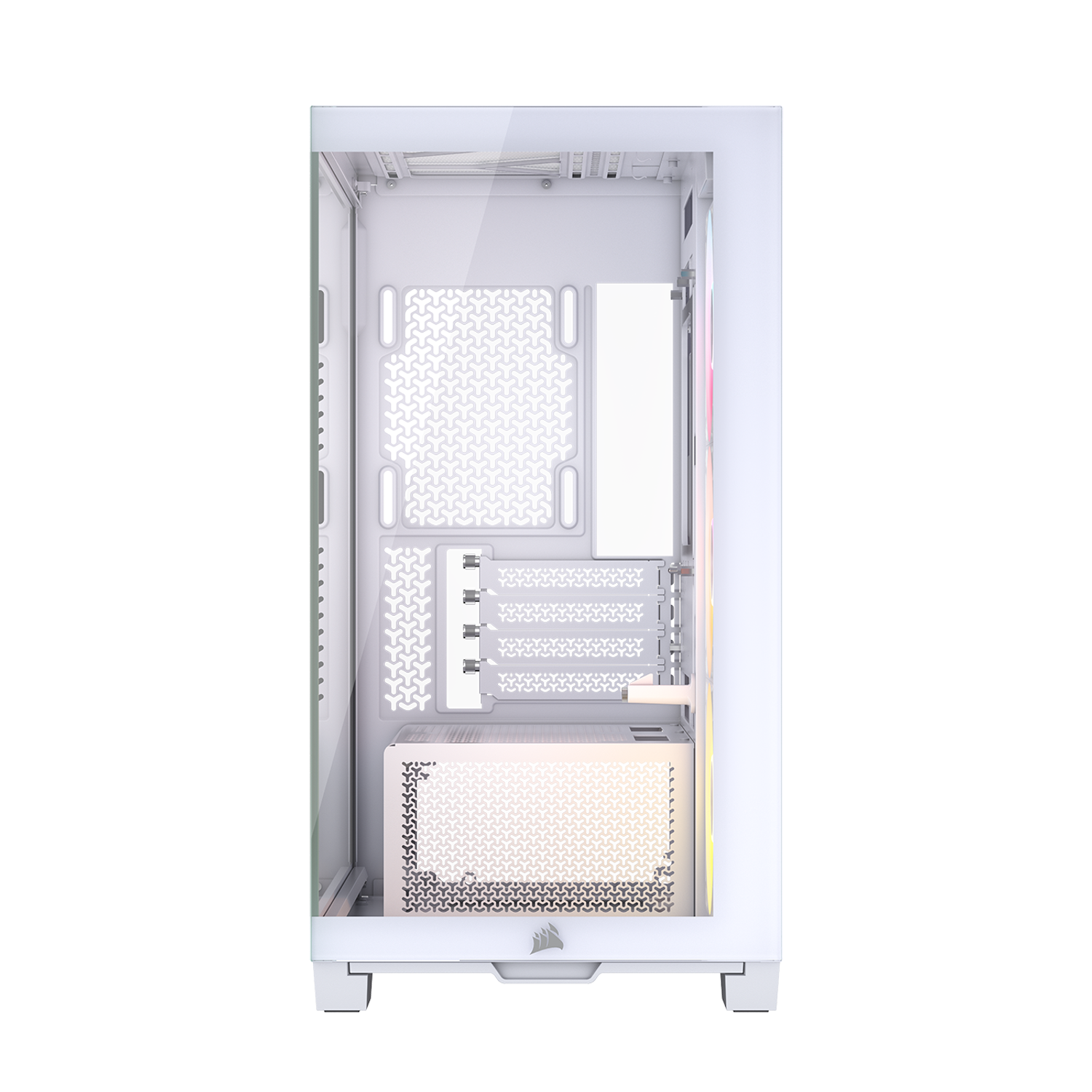 Corsair 2800X RS-R ARGB Micro-ATX PC Case – White - Image 3