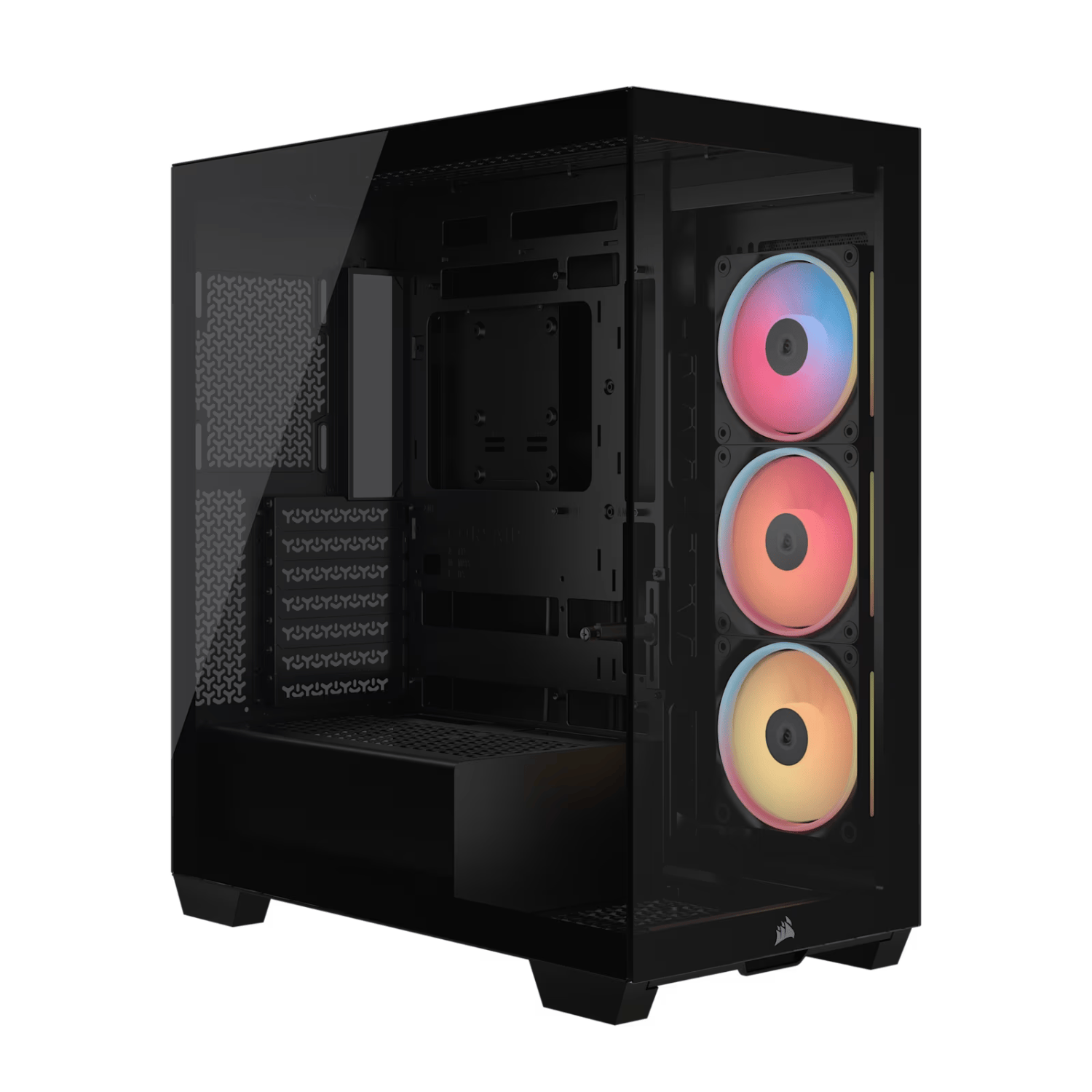 Corsair 3500X LX-R RGB iCUE LINK Mid-Tower PC Case - Black - Image 2