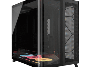 Corsair AIR 5400 LX-R RGB iCUE LINK Triple Chamber Mid-Tower PC Case - Black