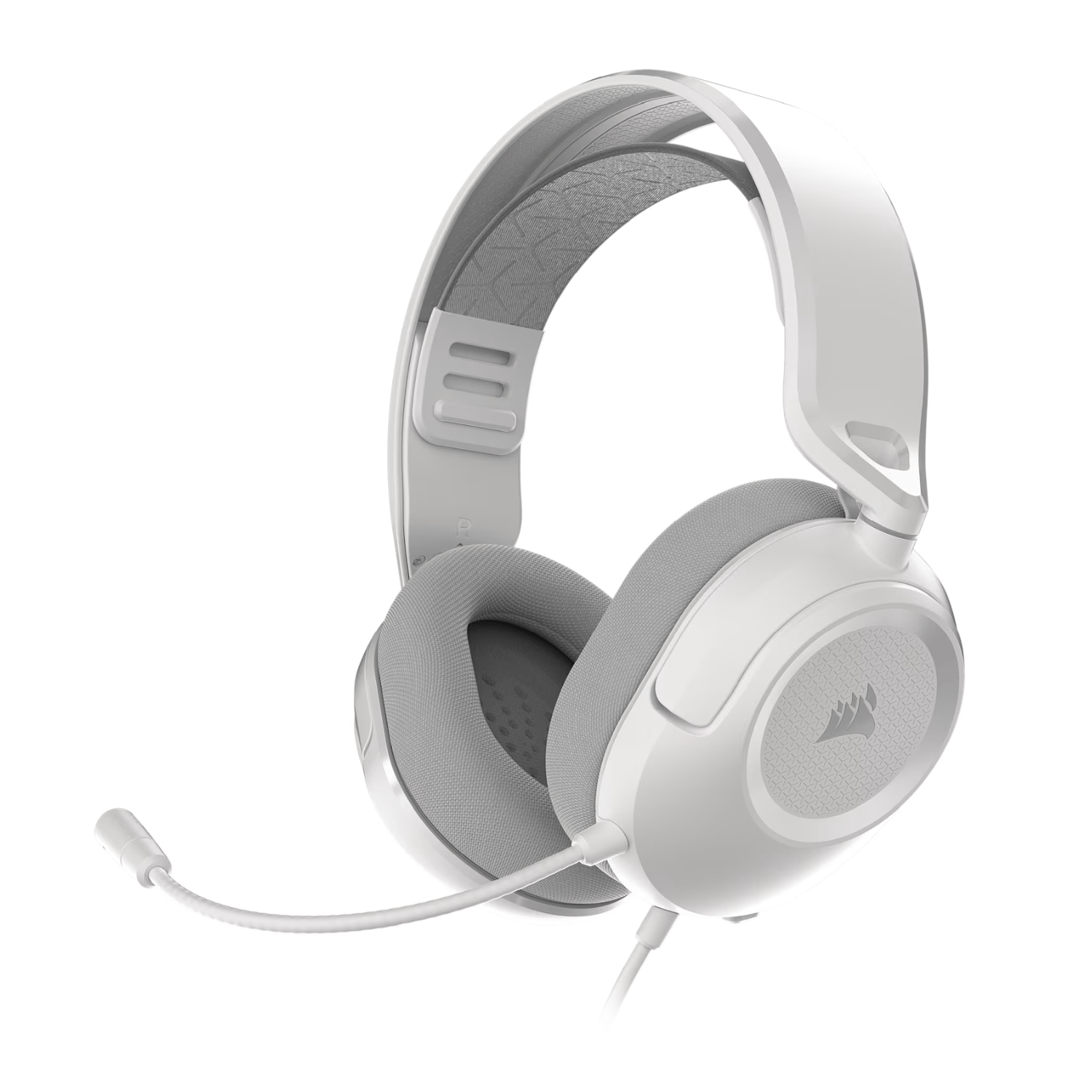 Corsair HS35 v3 Wired Gaming Headset - White - Image 2