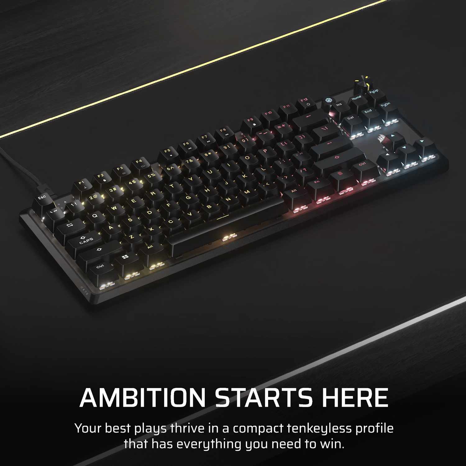 Corsair K70 CORE TKL RGB Mechanical Gaming Keyboard - Image 3