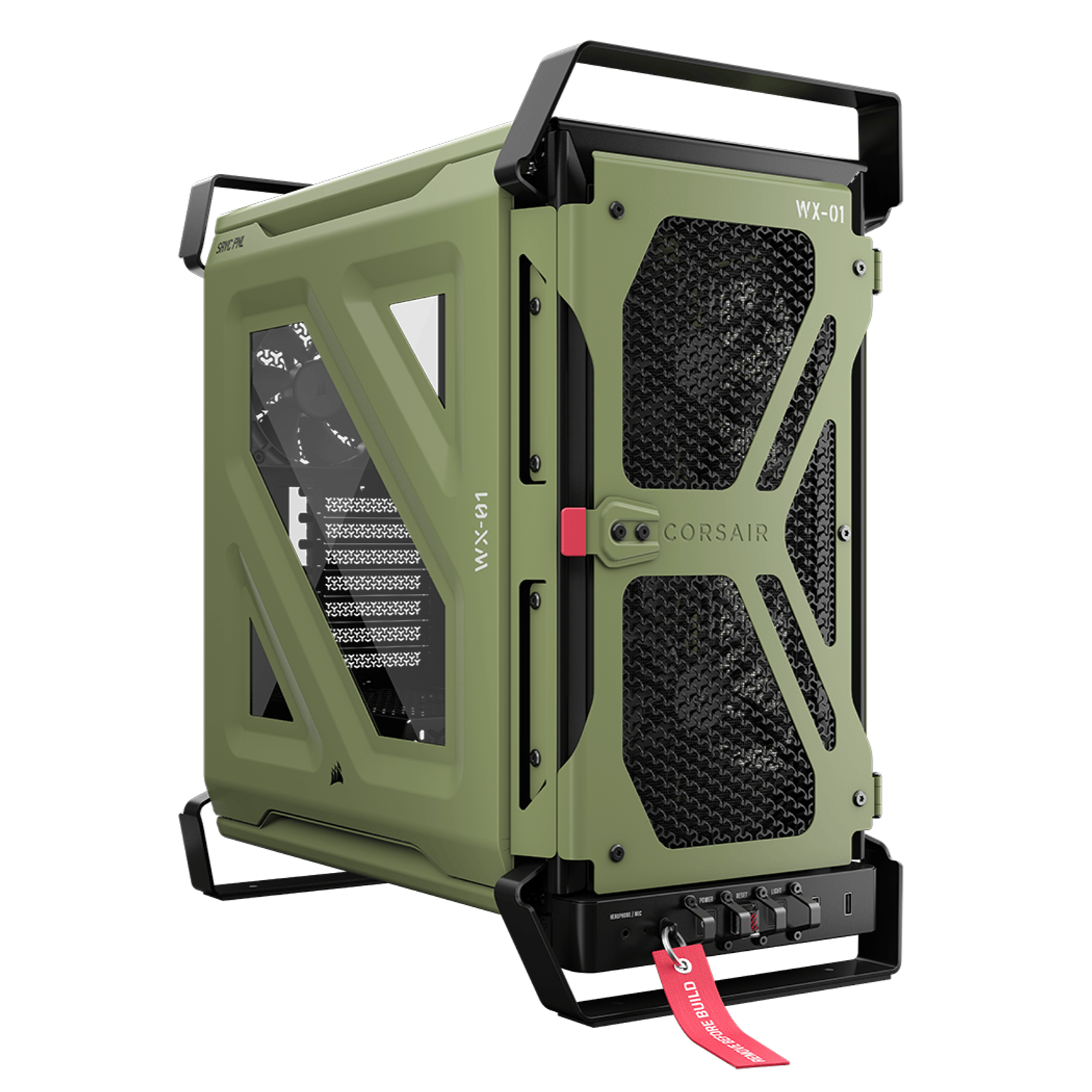 Corsair WARTHOG RS Airflow Mid-Tower Case - Olive - Image 2