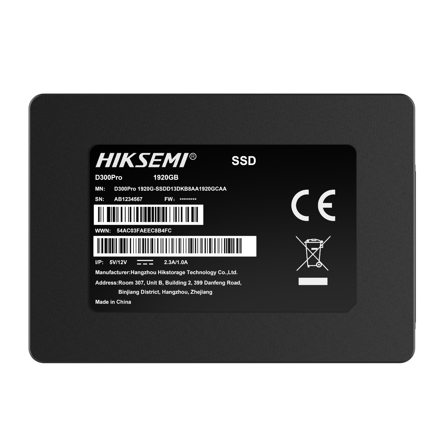 Hiksemi D300 PRO Tantalum Capacitor 1920GB SATA III Enterprise SSD - Image 3