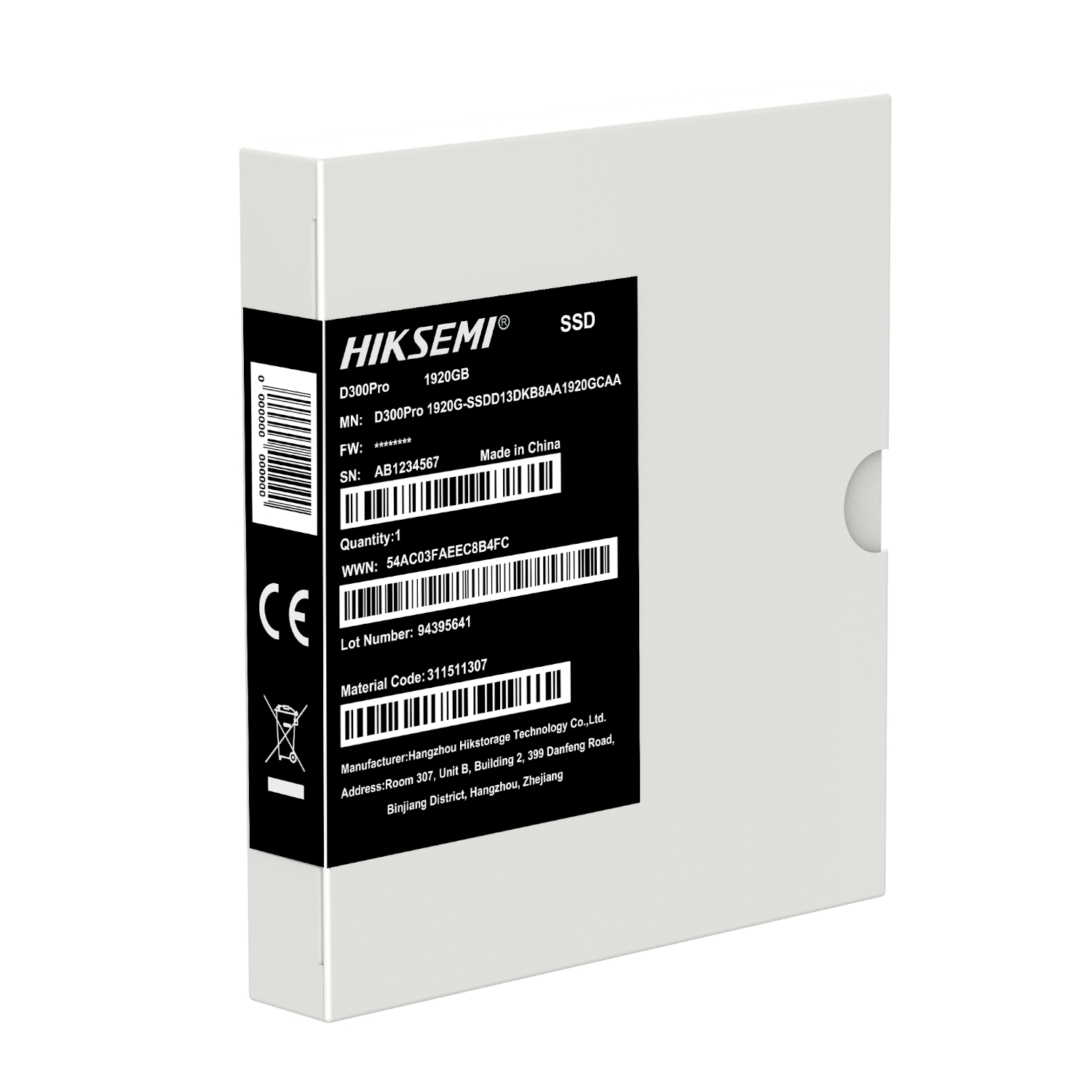 Hiksemi D300 PRO Tantalum Capacitor 1920GB SATA III Enterprise SSD - Image 4