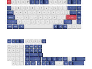 Keychron Double-Shot PBT OSA Keycap Set - Blue and White