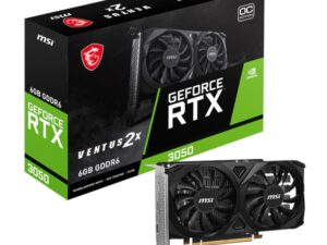 MSI GeForce RTX 3050 VENTUS 2X E 6GB OC Graphics Card