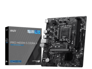 MSI PRO H610M-S DDR4 II LGA1700 M-ATX Motherboard