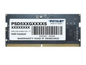 Patriot Signature Line 8GB 5600MHz DDR5 SODIMM Notebook Memory
