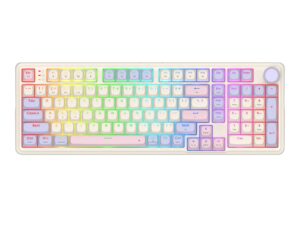 Redragon K768 EISA 100 RGB Wireless Gaming Keyboard - Lilac